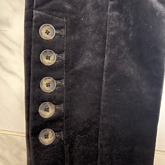 Anthropologie The Essential Velvet Slim Trousers, size 0 - Picture 4 of 6